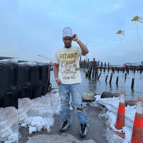 Boxy "Without Christ" Tee